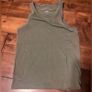 American Eagle grey tank top.